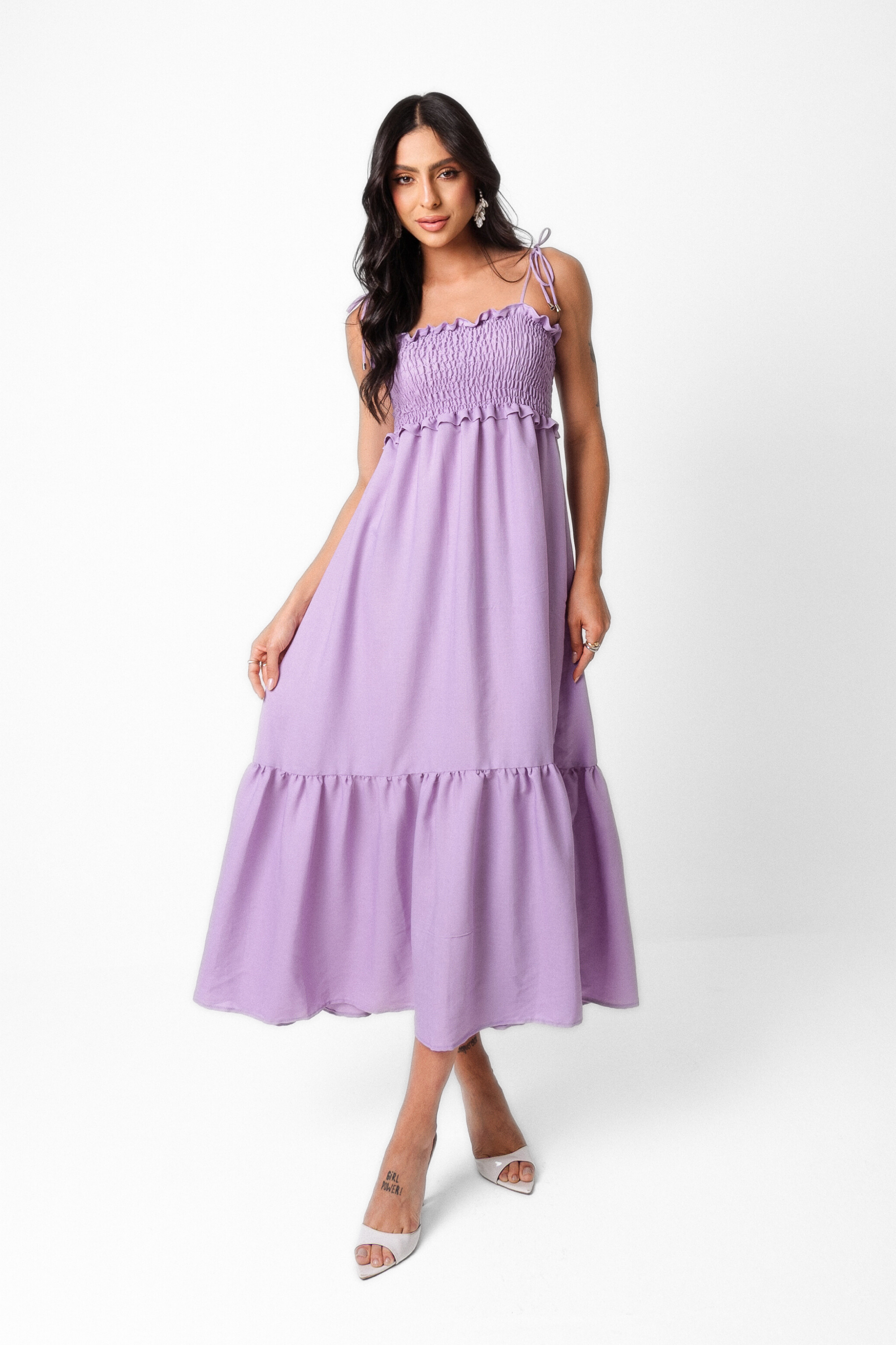Vestido Maxi Midi Lastex