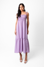 Vestido Maxi Midi Lastex