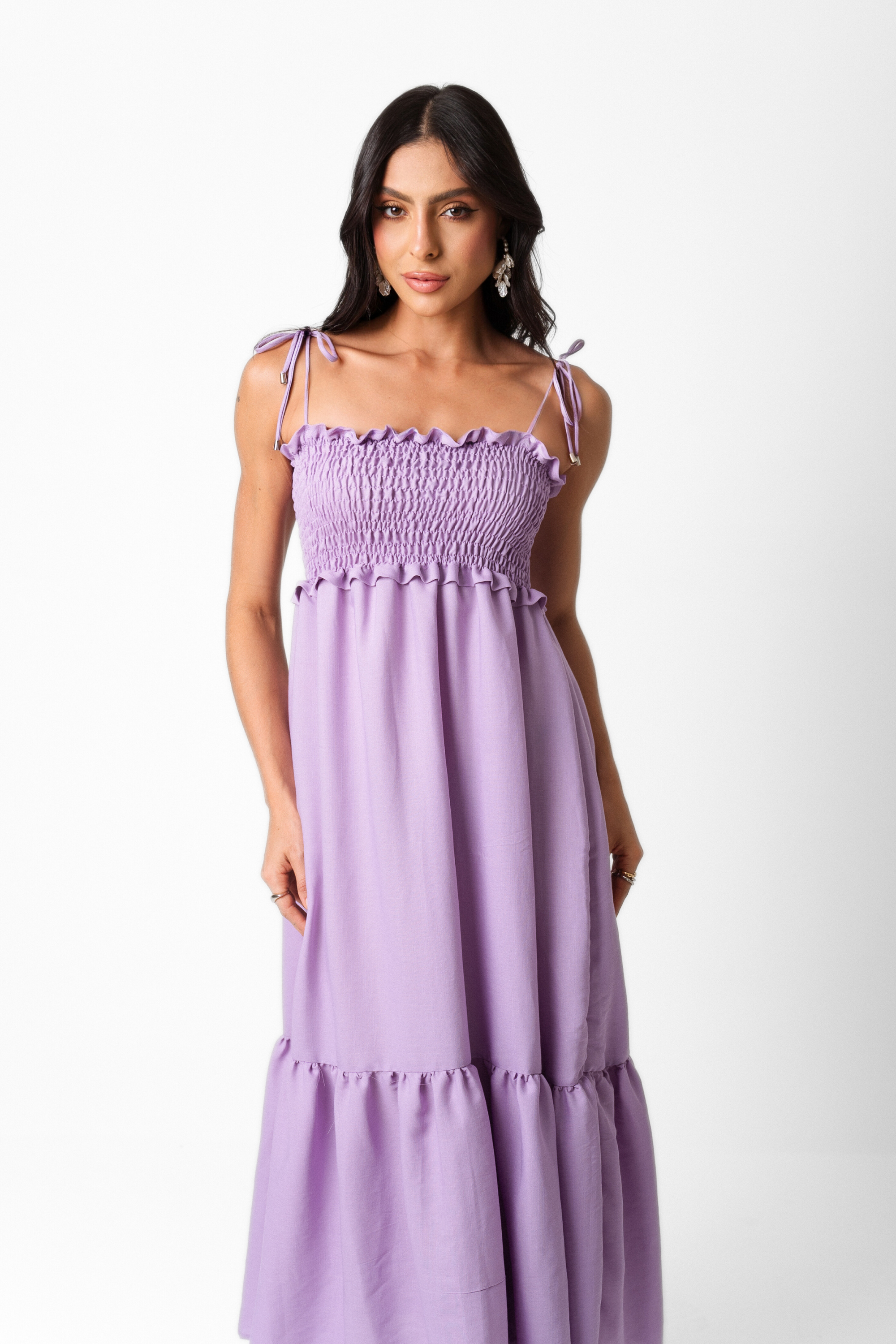 Vestido Maxi Midi Lastex