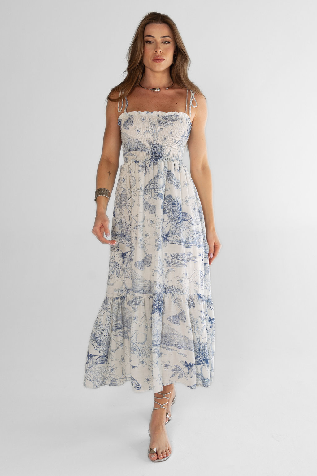 Vestido Maxi Midi Lastex