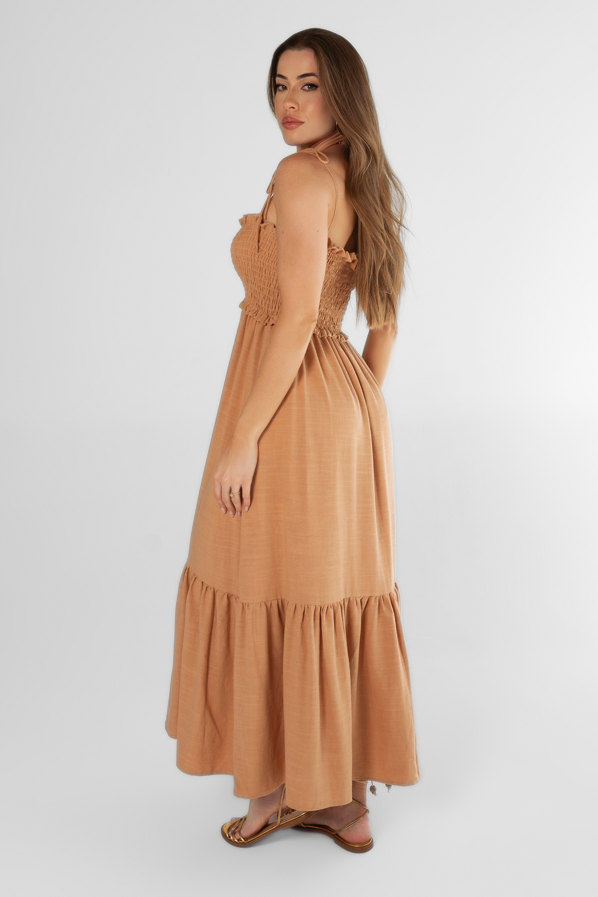 Vestido Maxi Midi Lastex