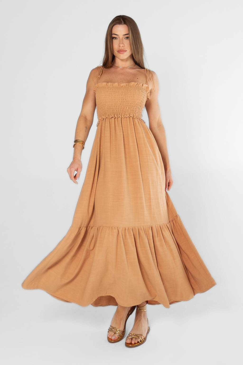 Vestido Maxi Midi Lastex