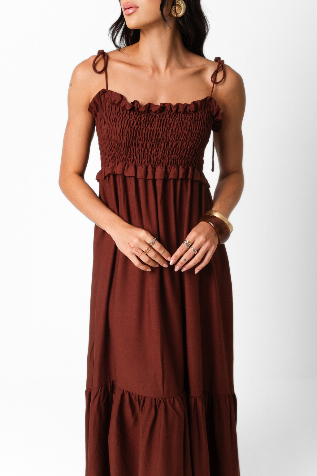 Vestido Maxi Midi Lastex