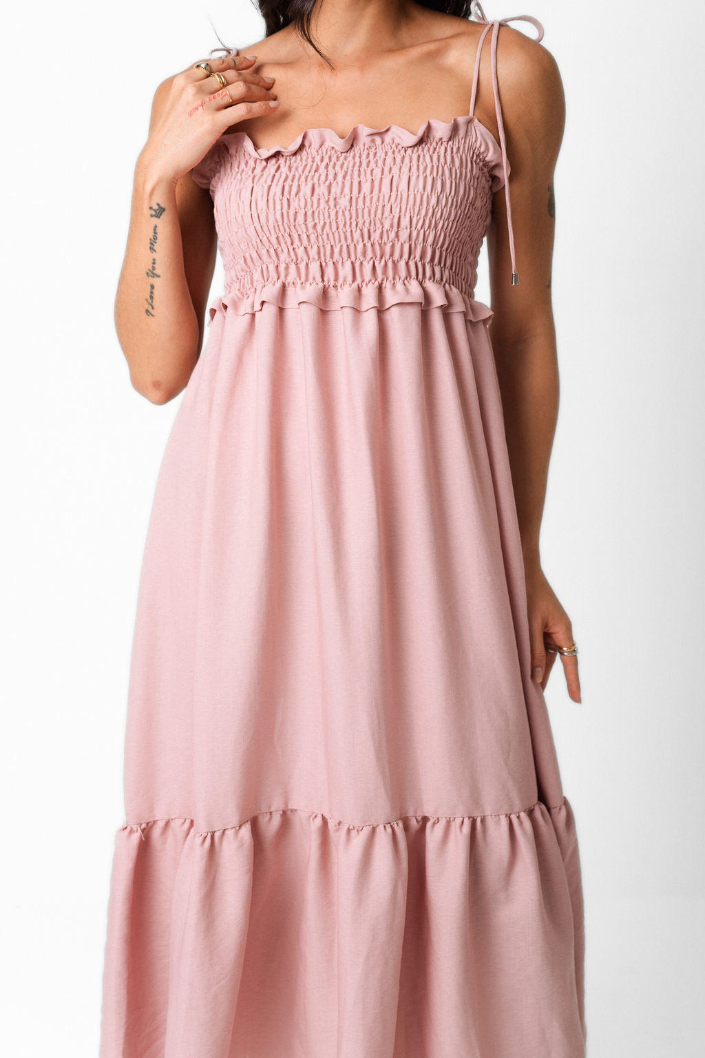 Vestido Maxi Midi Lastex
