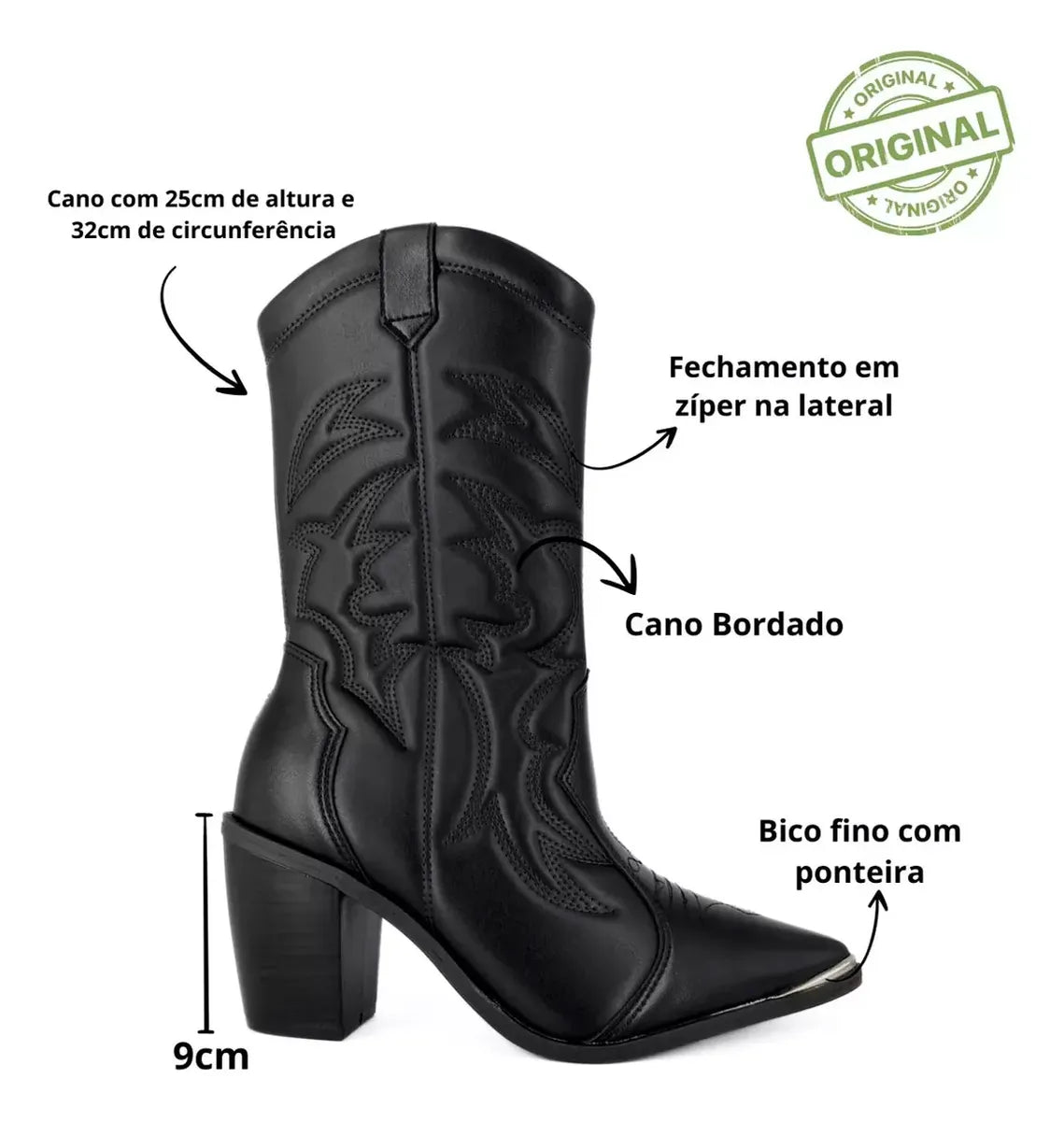 Bota Taíssa - Meia Brinde