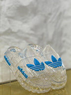 Chinelo Slide Unissex Transparente Premium