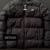 Puffer preta: visual urbano, elegante e versátil