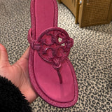 Rasteira Lux Crystal Pink Glam