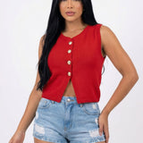 Blusa Colete Modal