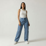 Calça Jeans Cargo Aurora