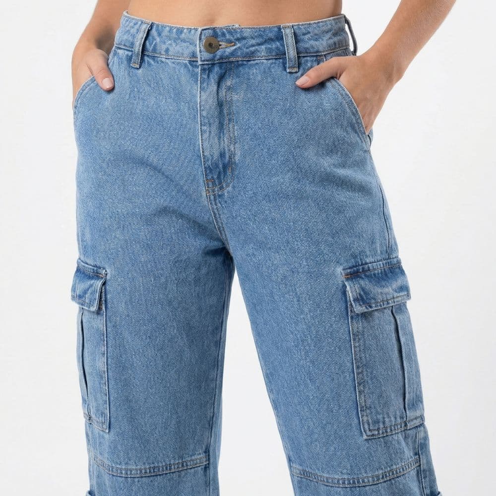 Calça Jeans Cargo Aurora