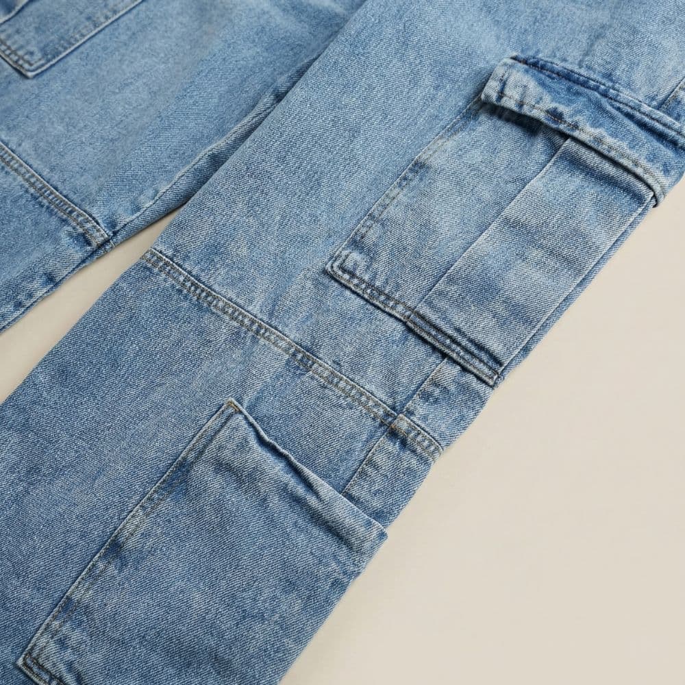 Calça Jeans Cargo Aurora