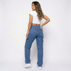 Calça Jeans Cargo Urbana