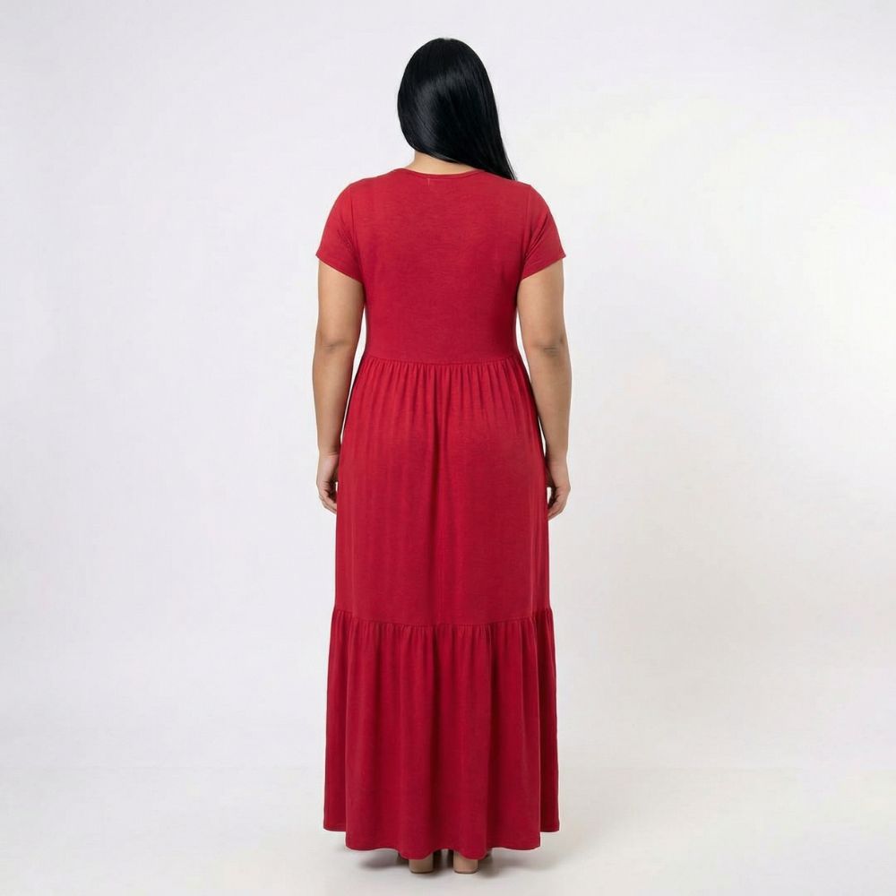 Vestido Confort Basic Manga